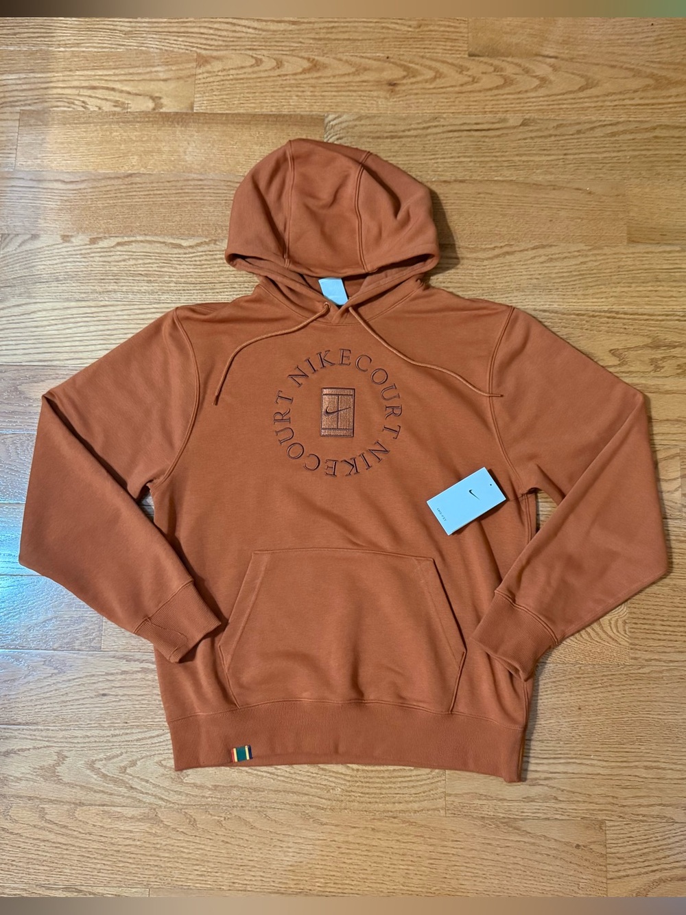 Nike Men’s NikeCourt Heritage Dri-Fit French Terry Tennis Pullover Hoodie - Sz M